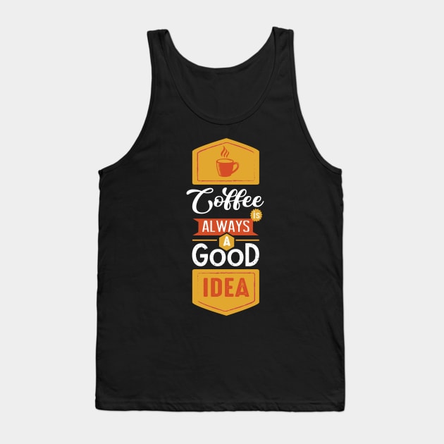 Coffee Lover Tank Top by Saldi